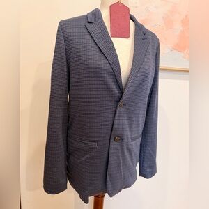 Cat & Jack Navy Checkered Blazer